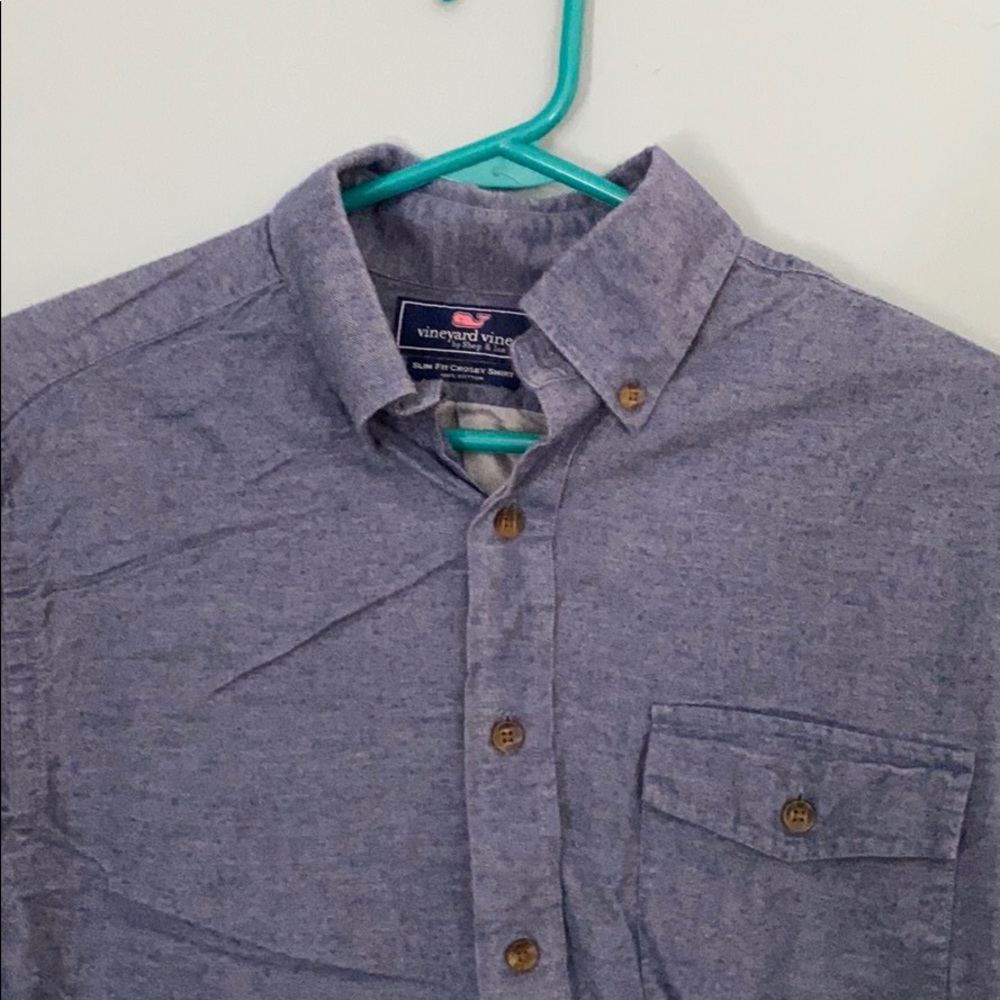 Vineyard Vines Denim-look Button Down Shirt
